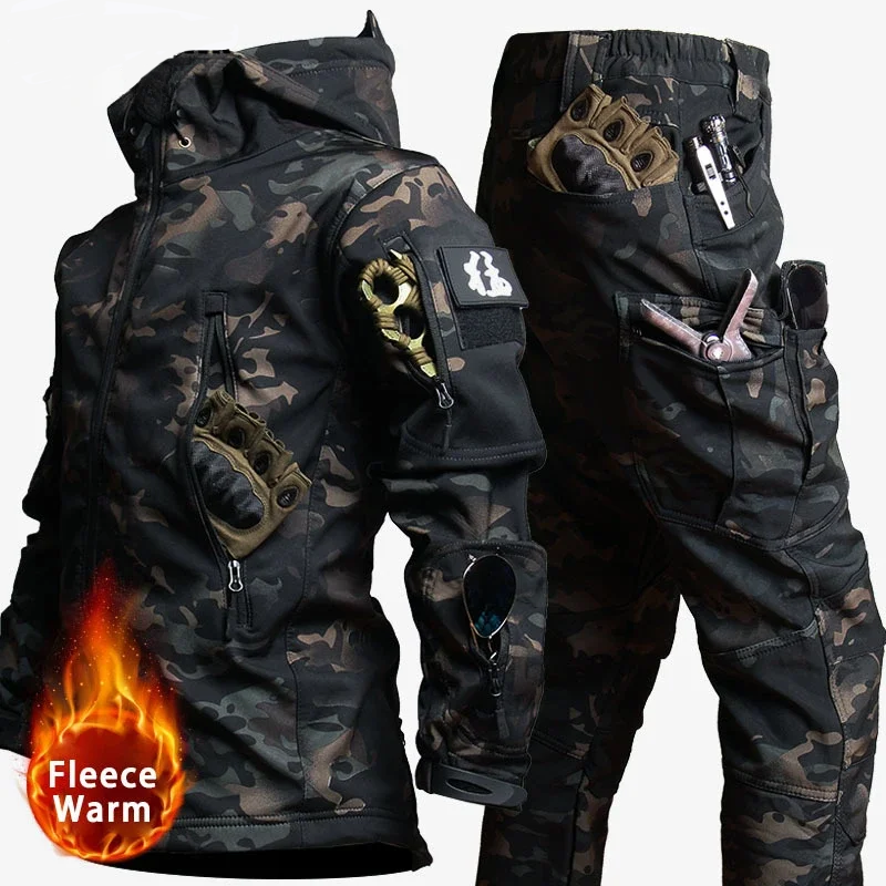 Outdoor Sport Winter Jacket - Winter Tactical Sets Men Outdoor Work