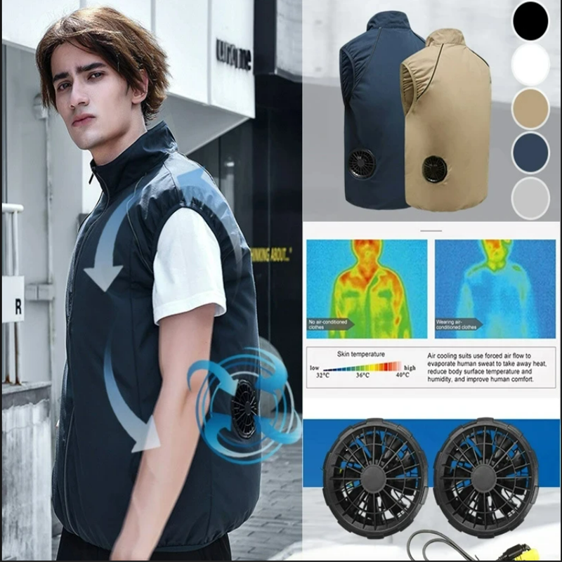 Outdoor Sport Jacket Brand - Summer Sport Fan Air Condition Cool