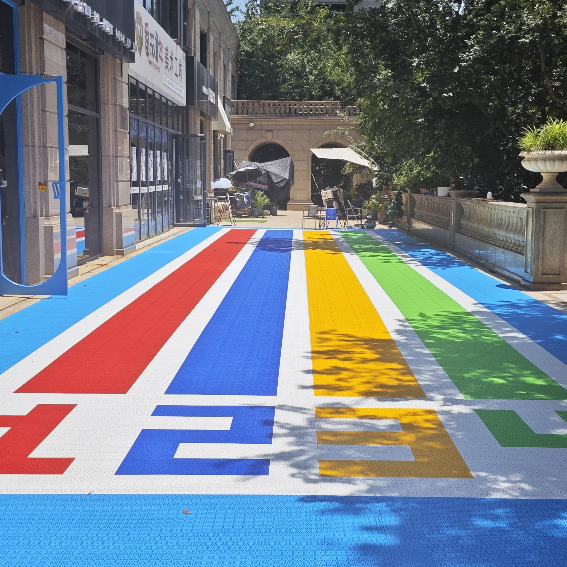 Modern Outdoor Sport Court Til - đánh giá và giá Outdoor Sport Floor Tiles