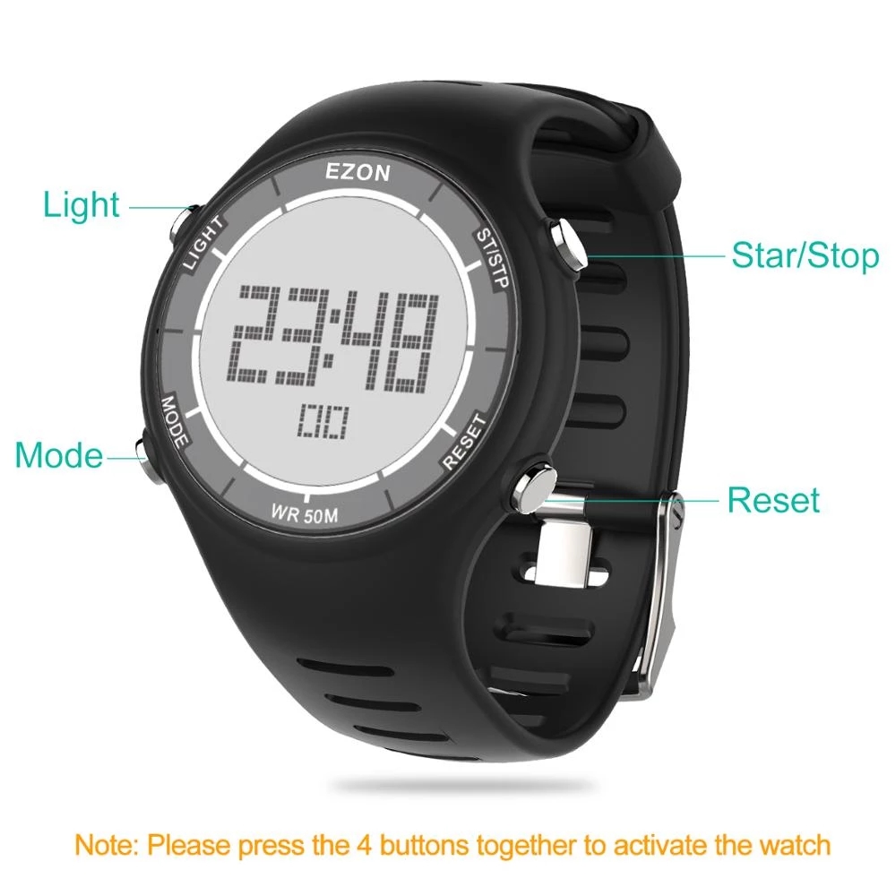 EZON New Fashion Woman Digital - đánh giá và giá Outdoor Sport Watch
