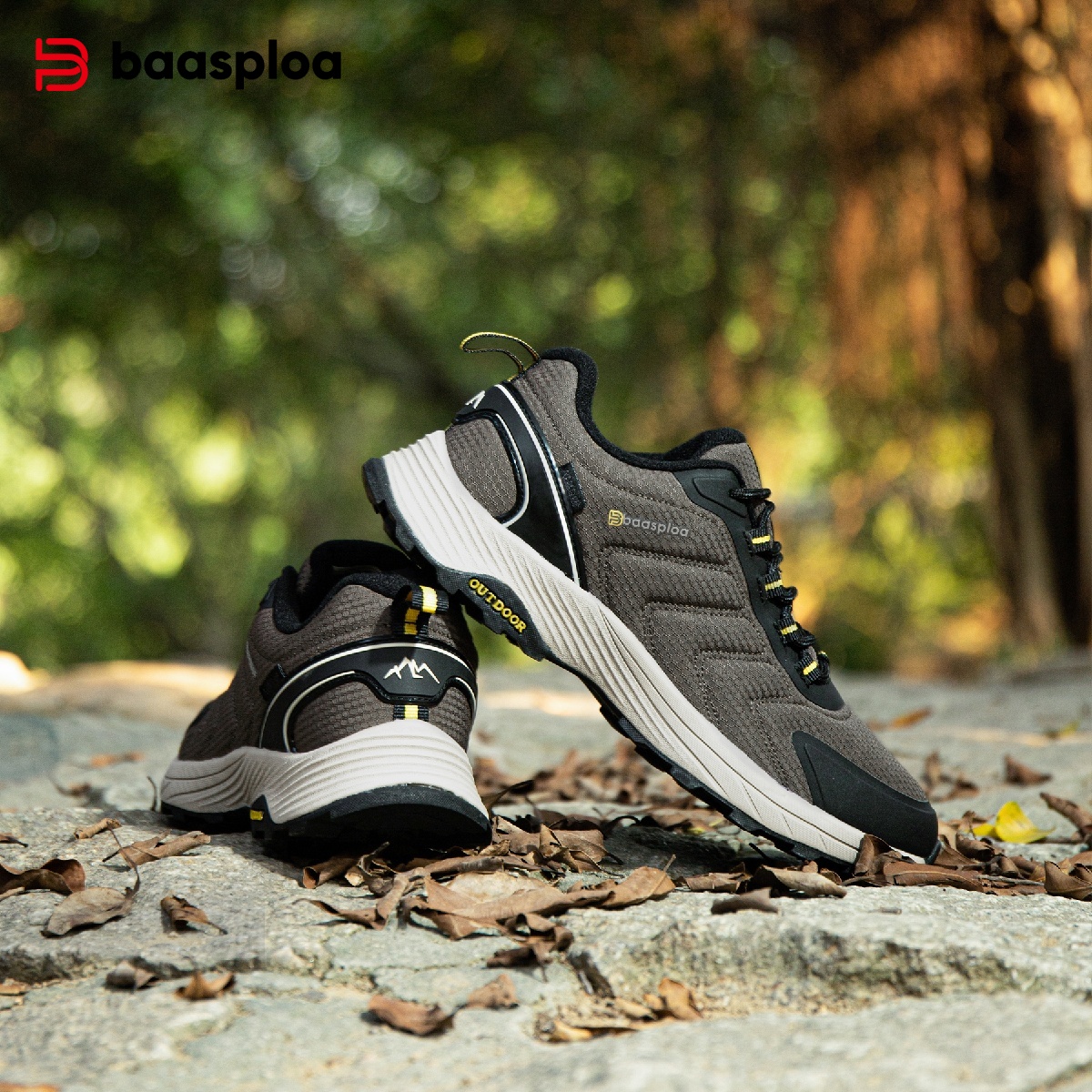 Baasploa Men Hiking Shoes Bran - đánh giá và giá Climbing Shoe Beginner