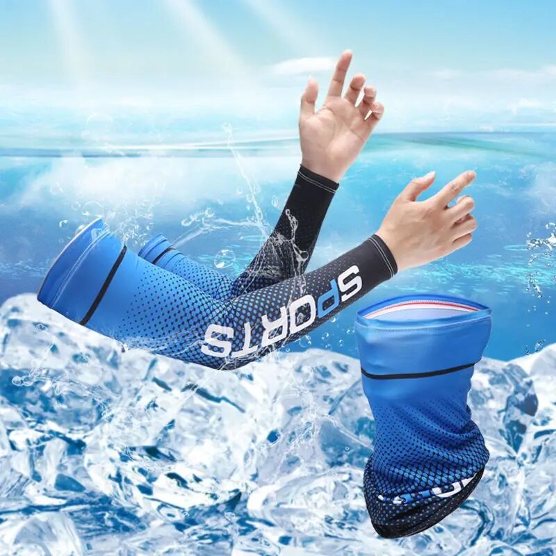 2Pcs Set Sun UV Protection Lon - đánh giá và giá Outdoor Sport Gloves