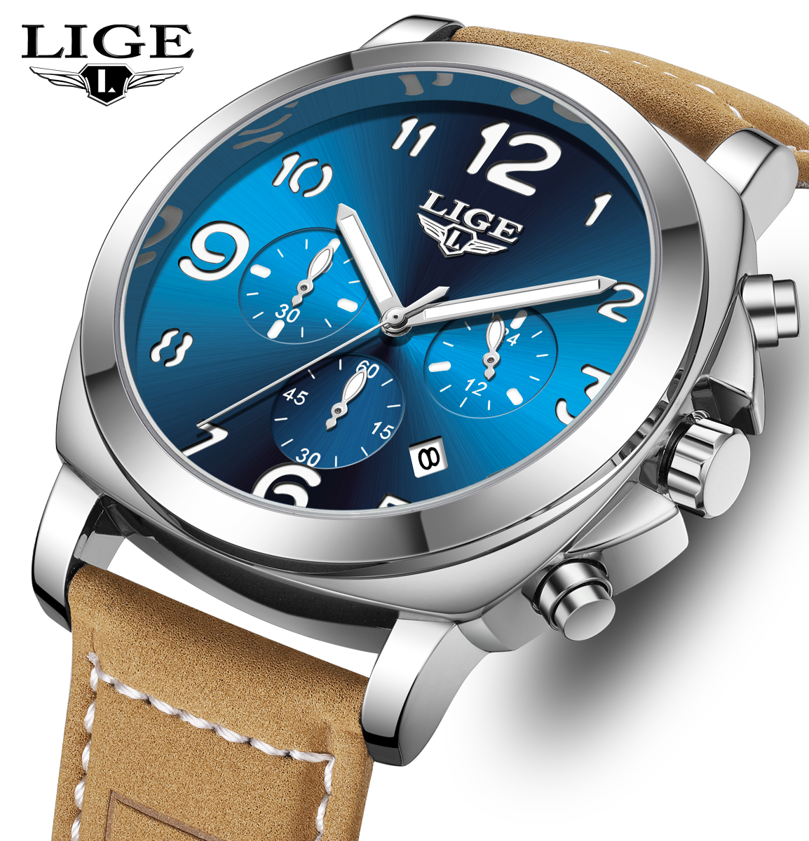 LIGE Casual Outdoor Quartz Man - đánh giá và giá Outdoor Sport Watch