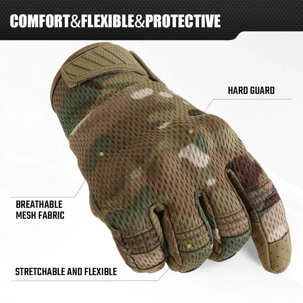Camo Touch Screen Tactical Glo - đánh giá và giá Outdoor Sport Gloves
