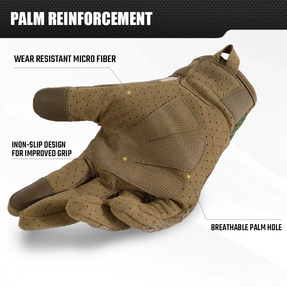 Camo Touch Screen Tactical Glo - đánh giá và giá Outdoor Sport Gloves