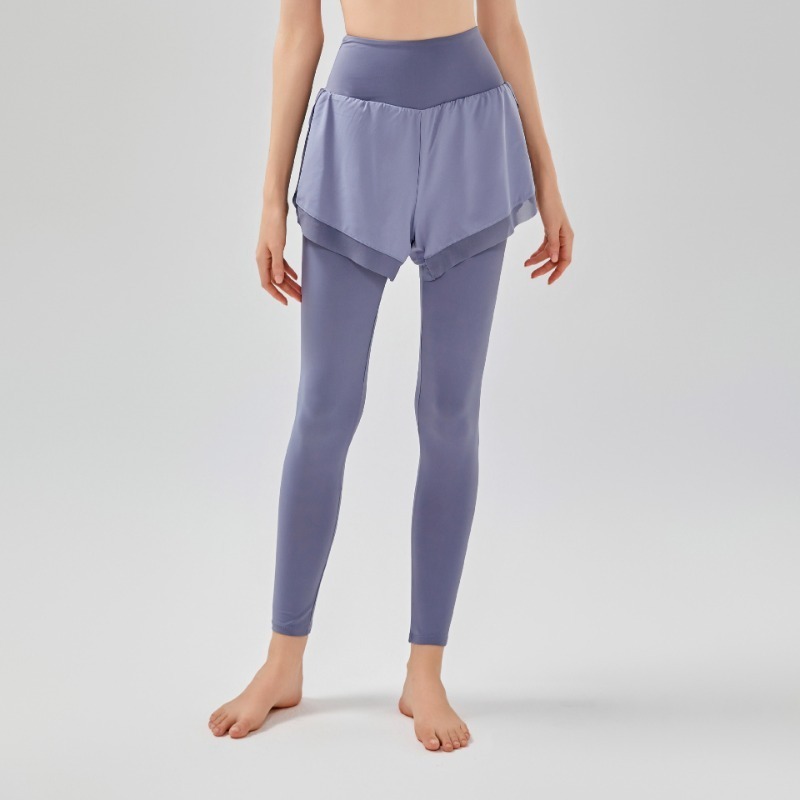 Women Fake Two Pieces Leggings - đánh giá và giá Outdoor Sport Leggings