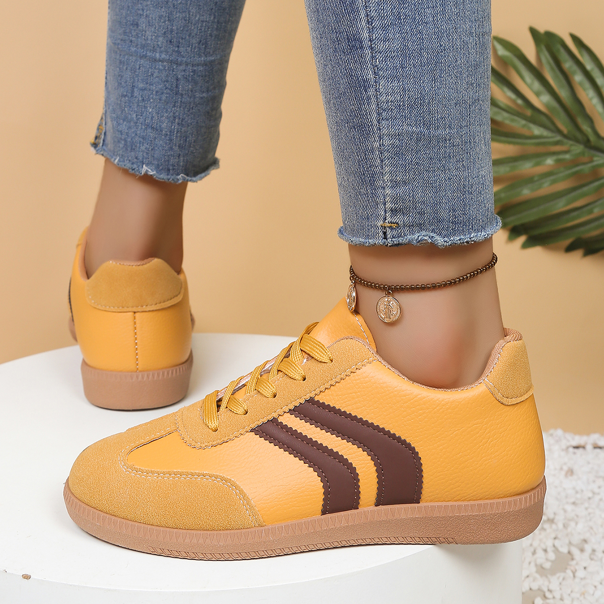 Fashionable Yellow Women's Cas - đánh giá và giá Outdoor Sports Shoes