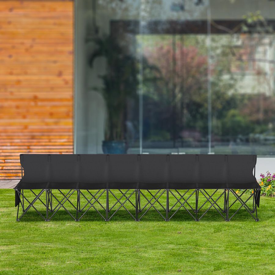 Portable Folding Bench, 8 Seat - đánh giá và giá Outdoor Sport Bench