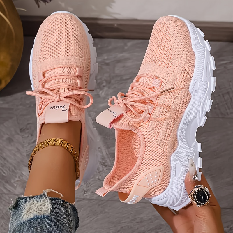 Breathable Knit Sneakers Fashi - đánh giá và giá Outdoor Sports Shoes