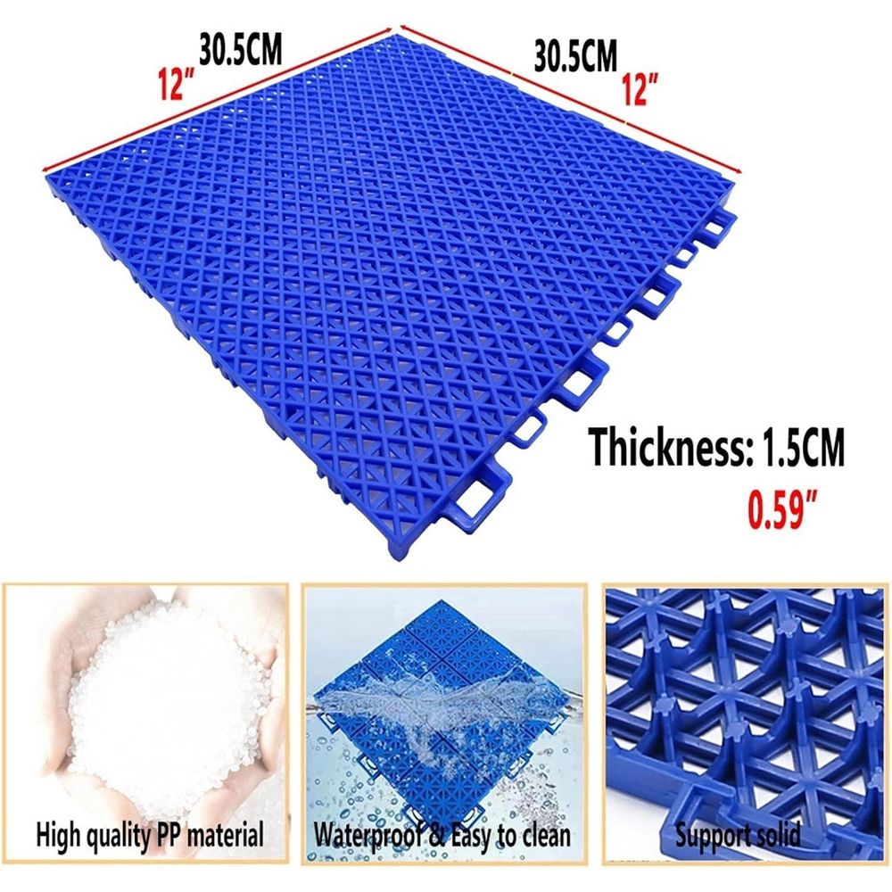 12 Outdoor Interlocking Floor  - đánh giá và giá Outdoor Sport Floor Tiles