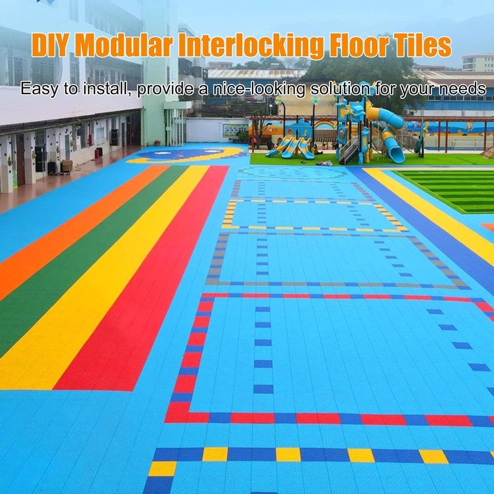 12 Outdoor Interlocking Floor  - đánh giá và giá Outdoor Sport Floor Tiles