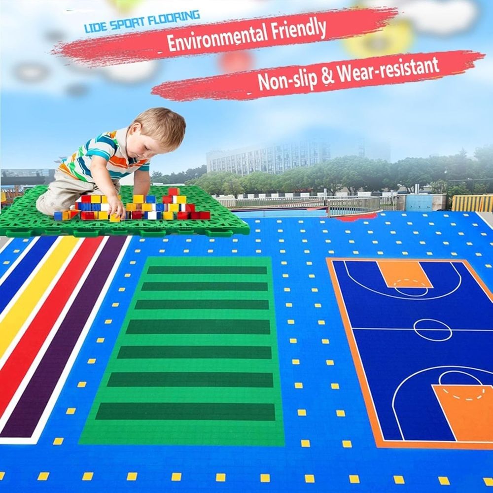 12 Outdoor Interlocking Floor  - đánh giá và giá Outdoor Sport Floor Tiles