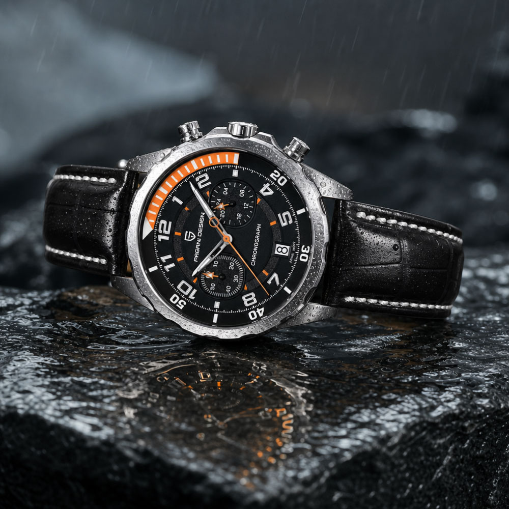 PAGANI DESIGN Classic Leather  - đánh giá và giá Outdoor Sport Watch