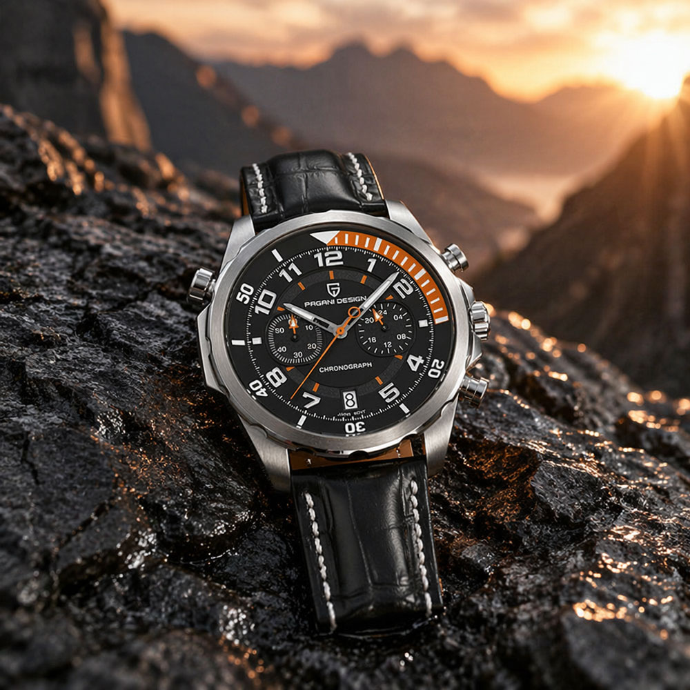 PAGANI DESIGN Classic Leather  - đánh giá và giá Outdoor Sport Watch