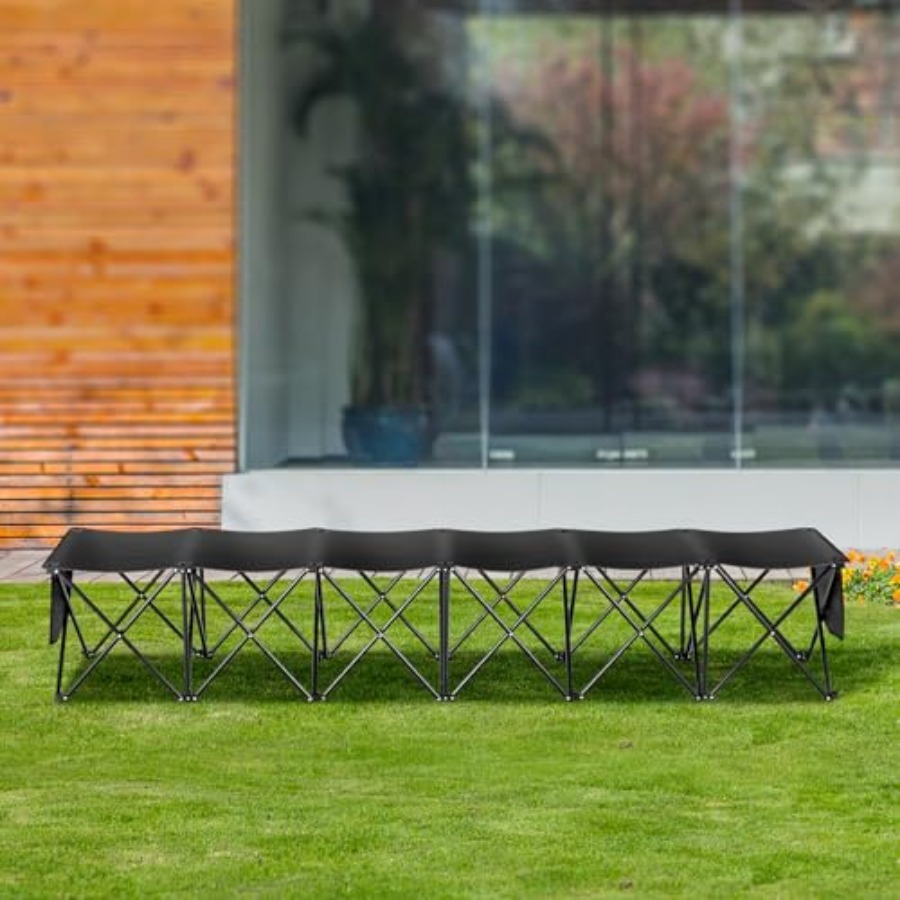 Portable Folding Bench 6 Seats - đánh giá và giá Outdoor Sport Bench