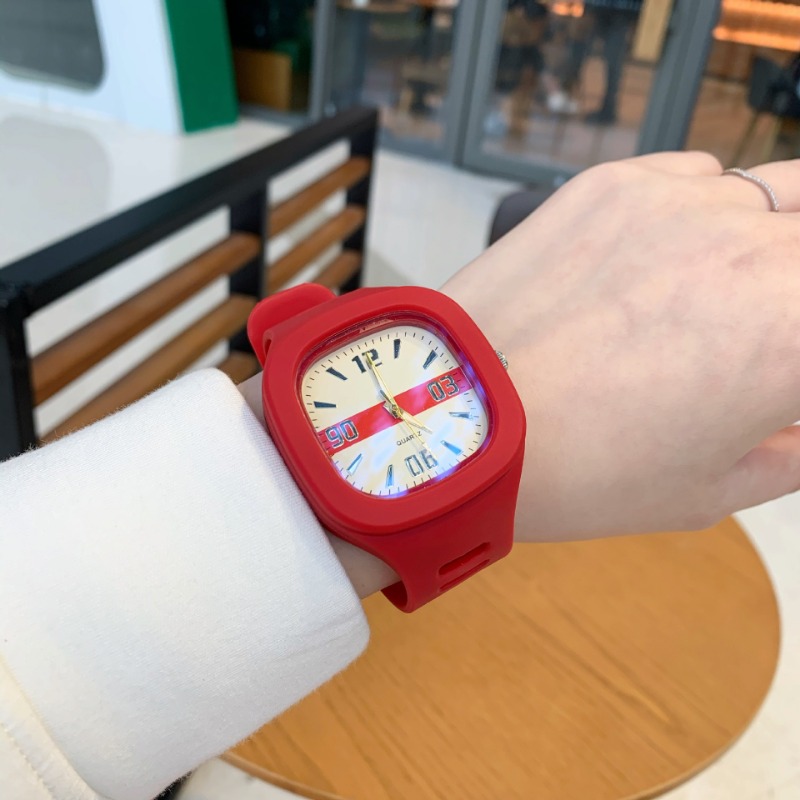Square Silicone Electronic Wat - đánh giá và giá Outdoor Sport Watch
