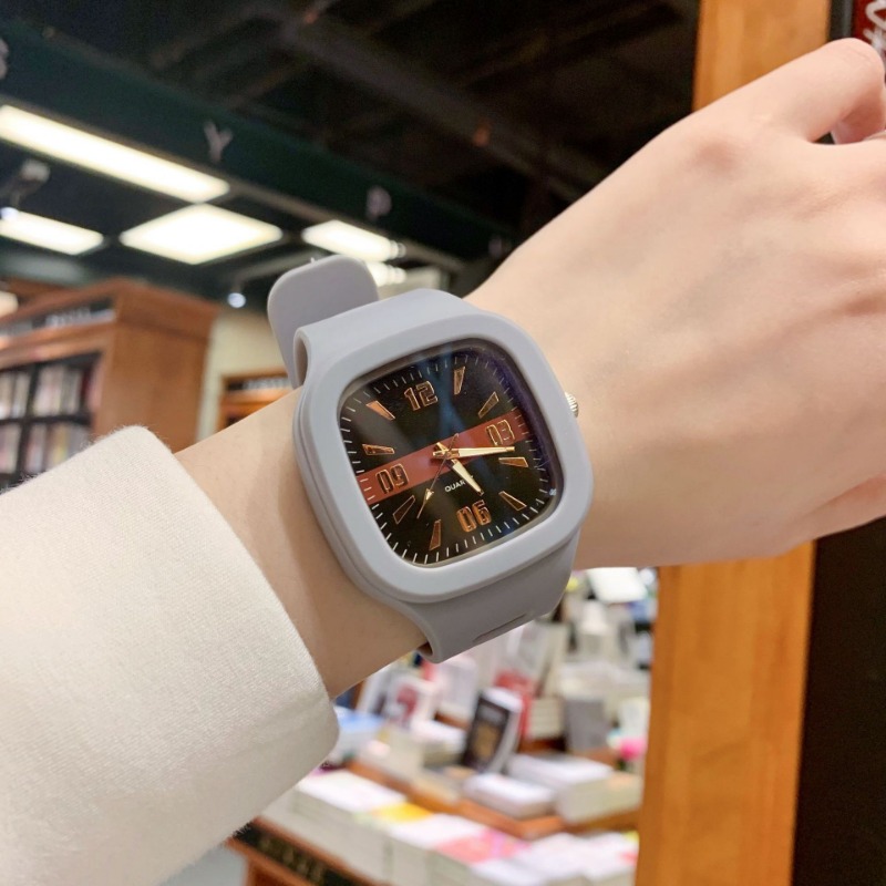Square Silicone Electronic Wat - đánh giá và giá Outdoor Sport Watch