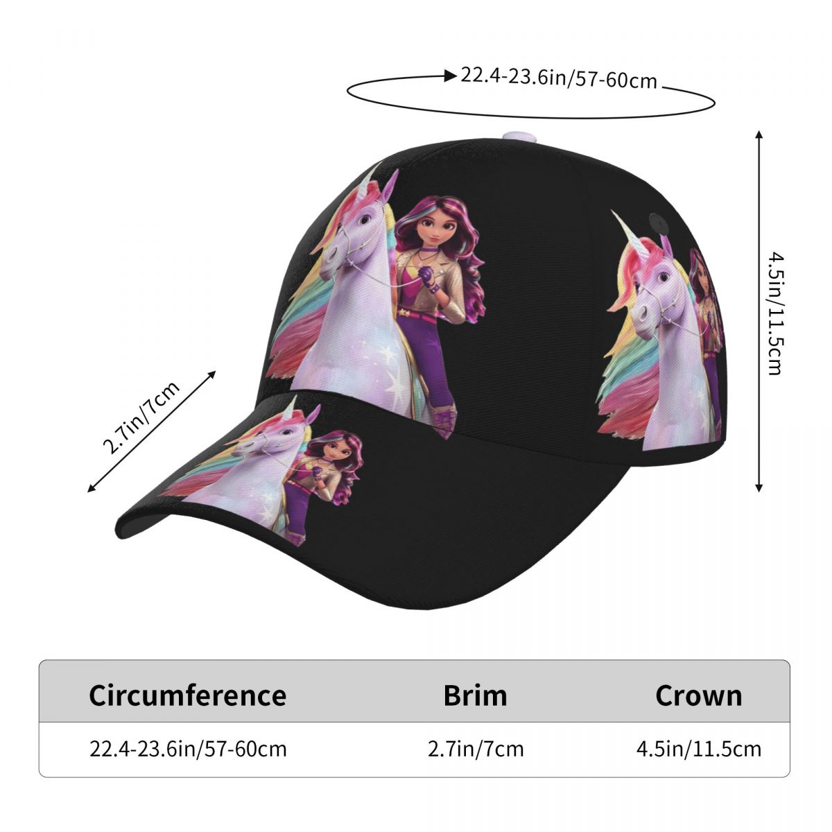 Unisex Baseball Hats Unicorn A - đánh giá và giá Academy Sports Outdoor