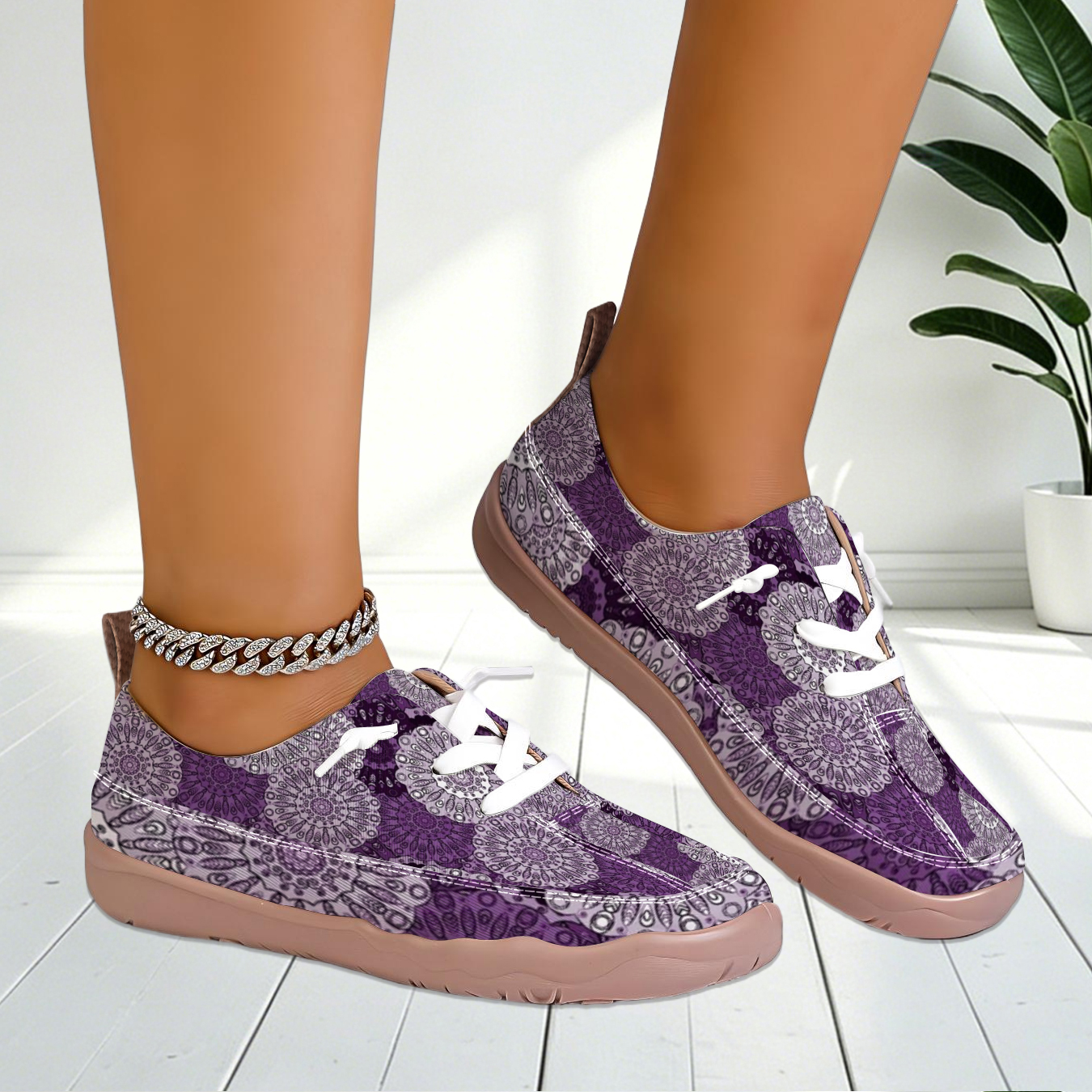Women Geometric Print Wide Toe - đánh giá và giá Outdoor Sports Shoes